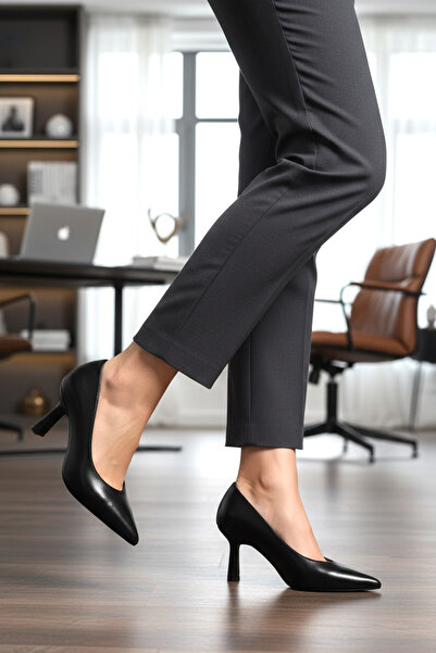 AYAKMOD 593052 Z Pantofi rochii de seară negri pentru femei