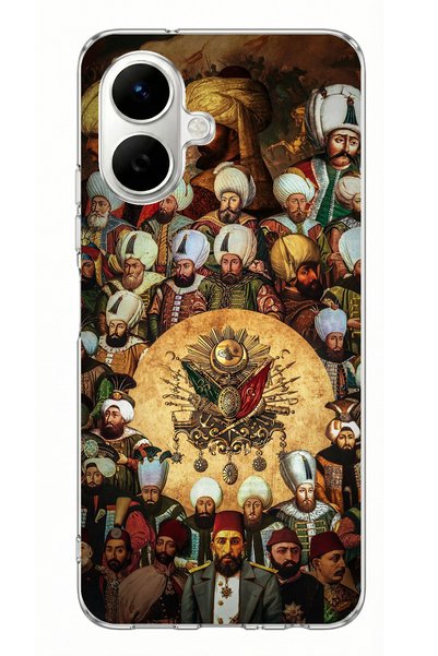 TechTree Tecno Spark Go 2 Compatible Ottoman Sultans Printed Silicone Case