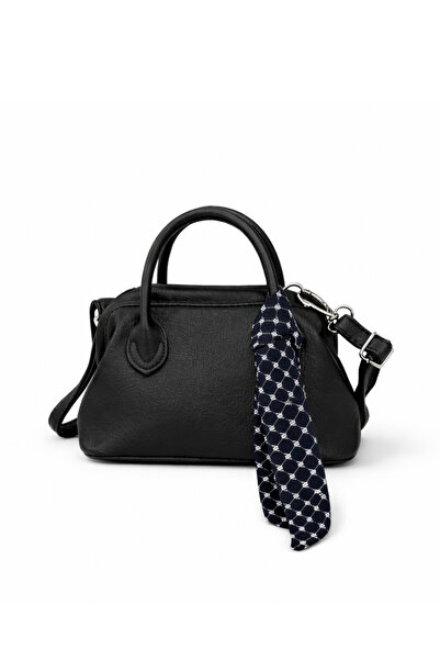 Adelina Bags Women's Scarf Detailed Scholarship Minimalist Hand and Shoulder Bag