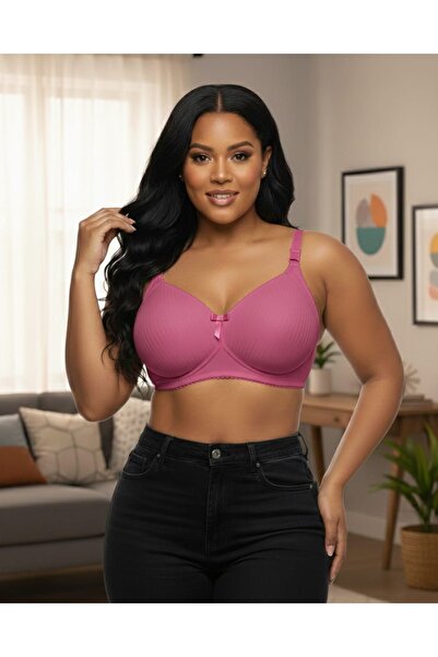 wear treasure SUTENĂ FĂRĂ SÂRMĂ CU BĂIETE DE SĂRMĂ, CU BUCLE, MĂRIME MARE