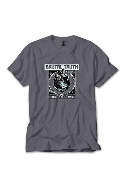 CrowsGate Tricou Brutal Truth End Time Gri