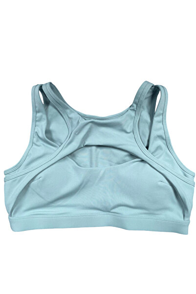 OEM Women's Sports Bra - Push-up, Racerback, Breathable, Nylon - Blue, XL