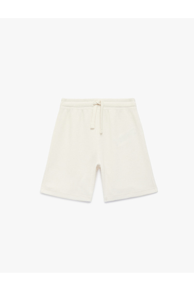 Koton Pantaloni scurți de bază din bumbac cu șireturi în talie