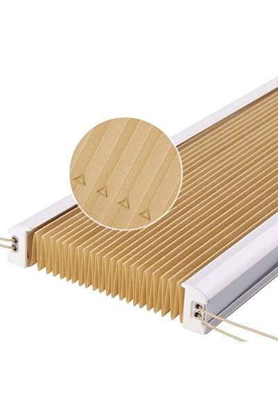 OEM Jaluzea Plisata Eurohome - Montare Fara Gaurire Easyfix, Semitransparenta...