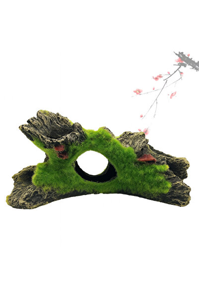 OEM Ornament Acvariu din Rășină cu Plante Artificiale și Adăpost – Decor 15×5...