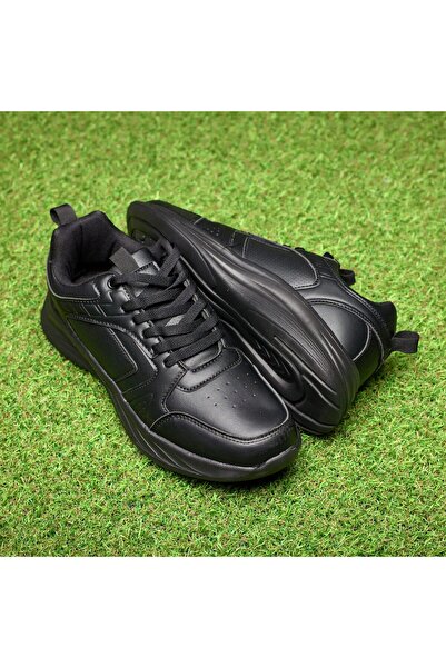 Feisal Men's Black Lace-Up Sneakers, Comfortable Everyday Shoes, MT901-1