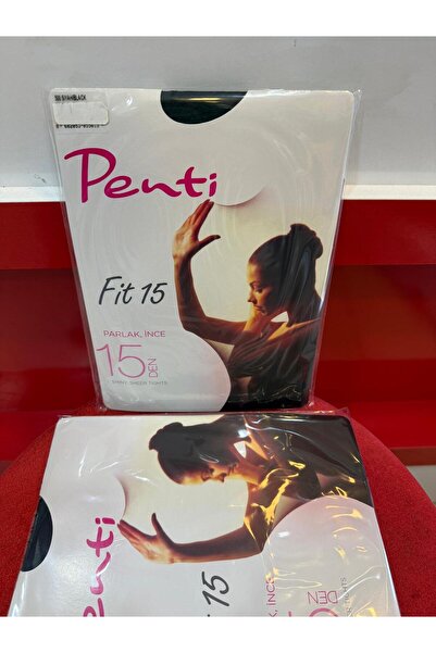 Penti 2 Pack 500 Black Fit 15 Shiny Thin Women's Tights