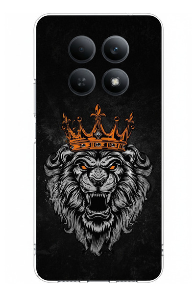 TechTree حافظة سيليكون مطبوعة بطبعة روح الذئب متوافقة مع هاتف Redmi Note 15 4G