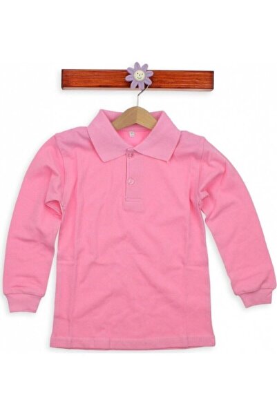 NZY Tekstil Ružičasta polo majica sa dugim rukavima za decu i mlade