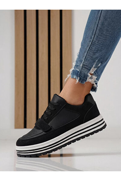 Zaira Women's black sneakers made of eco- Leather Tabitha #24457 - 40