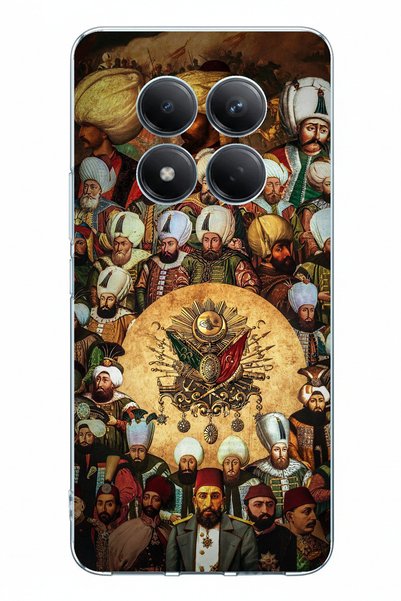 TechTree Redmi Note 15 Pro 5g Compatible Ottoman Sultans Printed Silicone Case