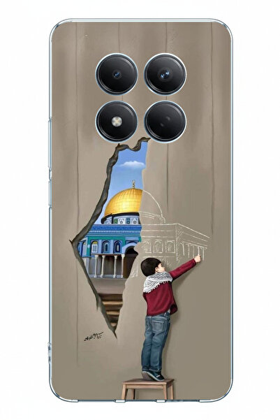 TechTree Redmi Note 15 Pro 4g Compatible Masjid-I Aksa Wall Printed Silicone ...