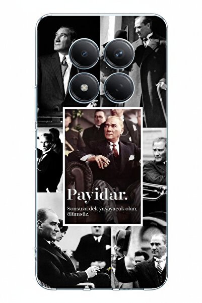 TechTree حافظة سيليكون مطبوعة متوافقة مع Redmi Note 15 PRO 5G من أتاتورك بايد...