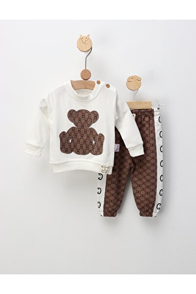 MiniKids Compleu Gugci Girl, model cu bej 86 (12-18 luni)