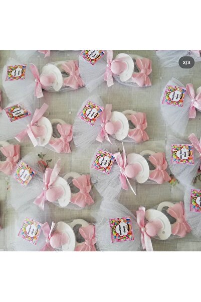 SEMA TASARIM Hoş Geldin Bebeğim Emzik Tasarım Kokulu Taş 25 adet