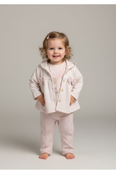 Name Baby طقم كارديجان جميل لطفلة من 3 قطع ANB-20514