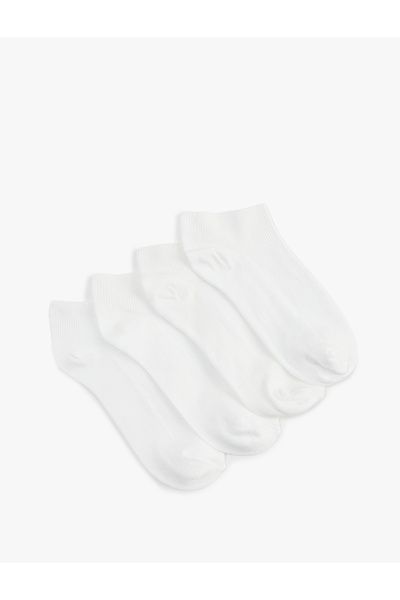 Koton 4'lü Viskon Bambu Patik Çorap Seti