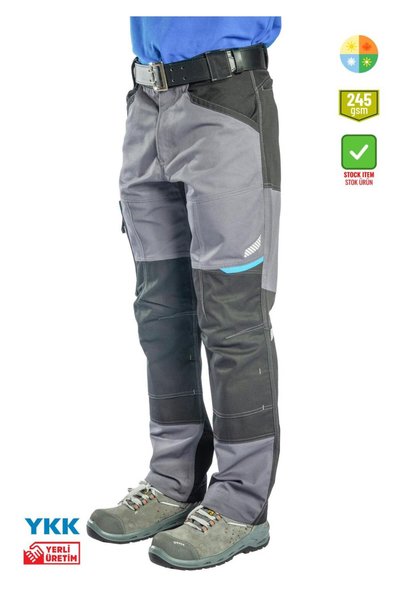 Frekans İş Güvenliği İş Kıyafetleri SafeSawa Master Teknik Plus Likralı Stretch Pantolon 9143