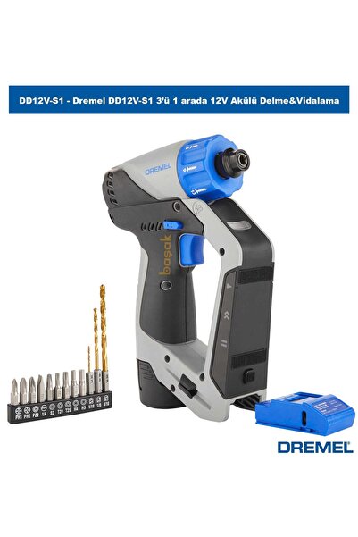 Dremel DD12V-S1 Multi-Drill 12V 2.0Ah Vidalama Makinesi