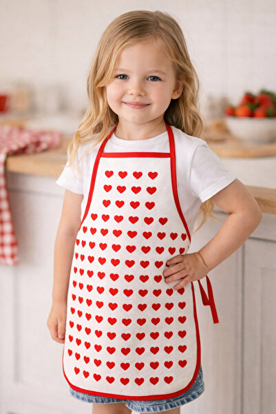 Lief Home Children's Kitchen Apron for Ages 3-5 35X50 cm – Waterproof, Stain-...