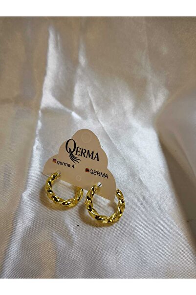 QERMA Steel Earrings Gold Earrings