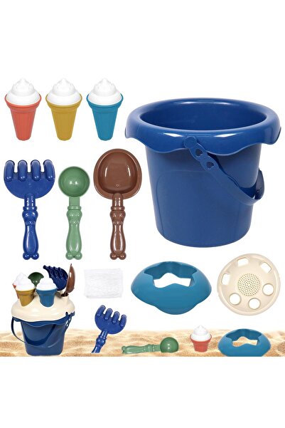 OEM Set Jucarii Nisip Copii - Galetusa, Lopeți, Forme Înghețată - Plastic Non...