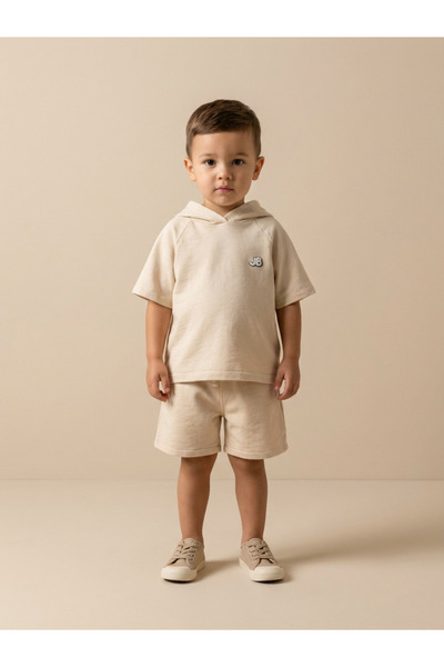 ALYAKİDS 100% Cotton Boys' Shorts Set - Comfortable Cut Summer Combed Cotton ...