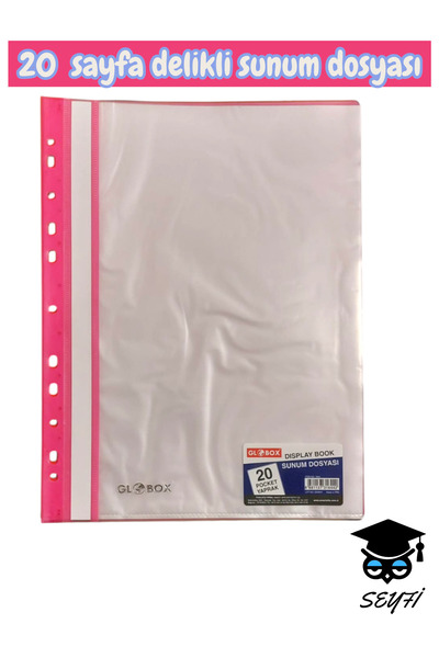 SEYFİKİRTASİYE 20-сторінковий файл для презентацій з отворами, формат А4