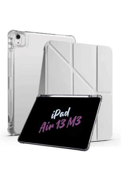 SilverCars iPad Air 13 İnç (M3/M2 2025/2024) Uyumlu Katlanabilir Standlı Tabl...