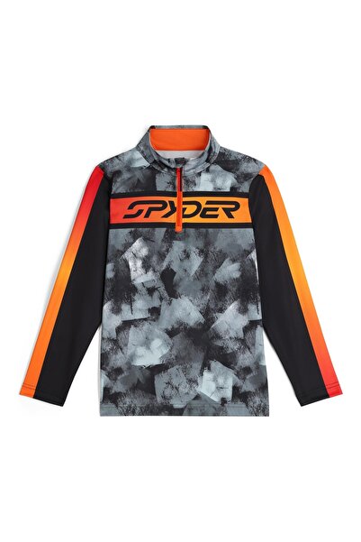Spyder Bluza Baieti Jacobs 1/2 Zip Black Block Camo