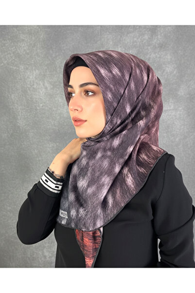 Alivascarf Ceylan Bambi Double Color Patterned Cotton Soft Scarf Trend Women'...