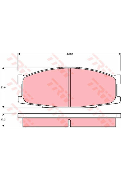 TRW Set plăcuțe de frână, frână cu disc GDB1022