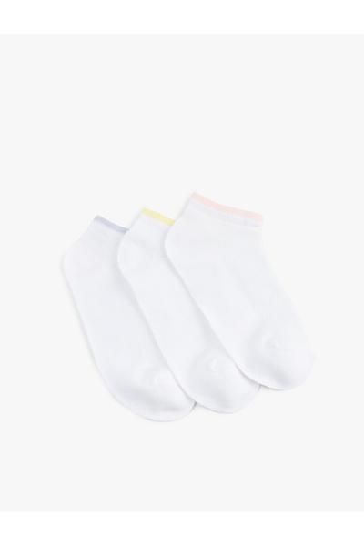 Koton Set of 3 Cotton Booties Socks