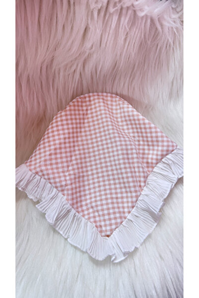 iky aksesuar Gingham Patterned Ruffled Triangle Bohemian Crown