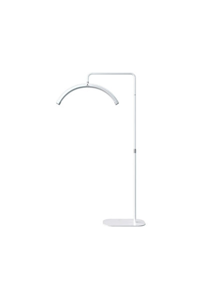 Cosmeticos LED Crescent Moon Light 28 Inch White 50W with Phone Holder