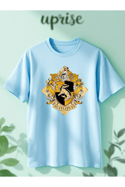 Vordevia Hufflepuff Printed Cotton Oversize T-Shirt