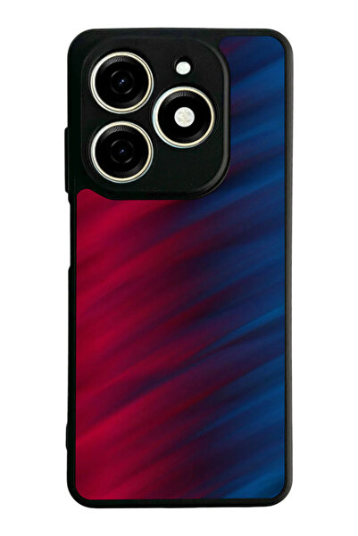 TECNO Spark 20 / 20C Compatible Printed, Matte Black, Soft Silicone, Protecti...