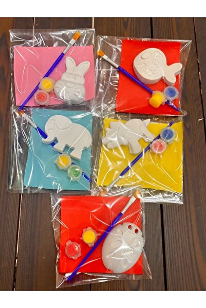 magnocandles Hayvanlar Alemi 5 Adet Paketli Doğumgünü, Karne, Etkinlik Taş Bo...
