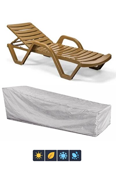 KOWAKS Şezlong Koruma Örtüsü Lüks Yağmur Toz Kir Önleyici Bahçe Mobilya Brand...