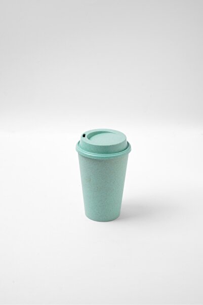 REuse Reusable Cup with Lid 360 ml | Made from Coffee Husks | 1 Piece | Celes...