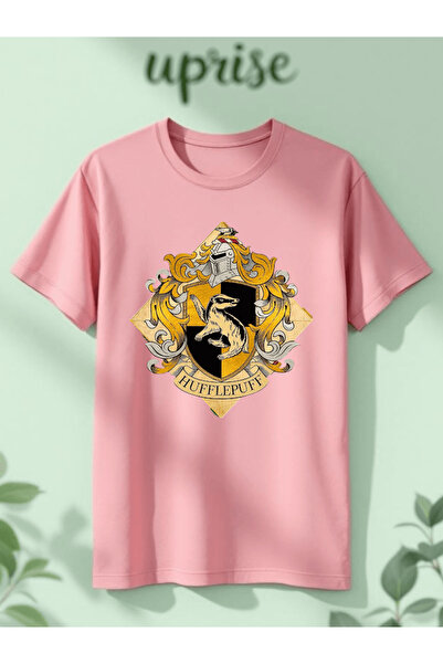 Vordevia Hufflepuff Printed Cotton Oversize T-Shirt