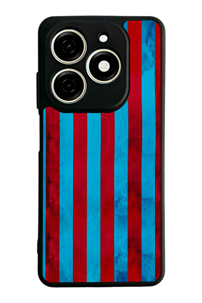 TECNO Spark 20 / 20C Compatible Printed, Matte Black, Soft Silicone, Protecti...