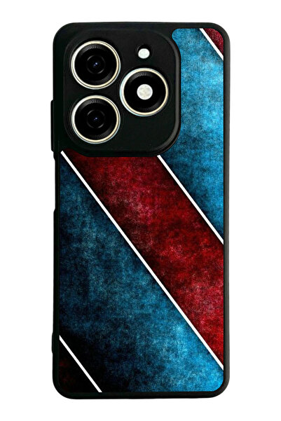 TECNO Spark 20 / 20C Compatible Printed, Matte Black, Soft Silicone, Protecti...