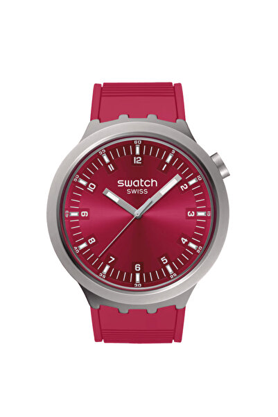 Swatch ساعة يد رجالية SB07S104 سكارليت شيمر