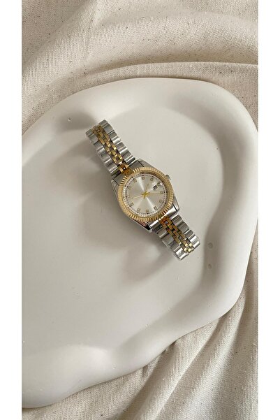 Derya Çelik Takı Gold Kadın Kol Saati