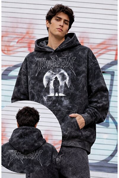 Fuddy Moda Unisex Tomorrow the Weeknd Printed Hooded Washable Sweatshirt, Ove...