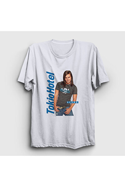 Presmono Унисекс бял постер с Георг Листинг от Tokio Hotel, тениска 604031tt