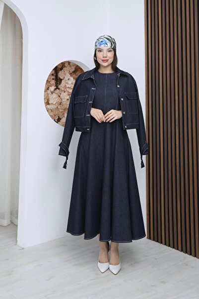 Ekim Store Dress Jacket Buttoned Denim Suit