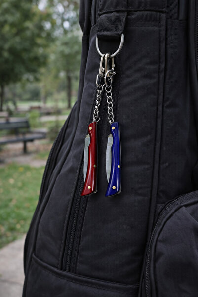 seymenbıçakçılık Set of 2 Mini Keychain Design Folding Knives – Gift Collecti...