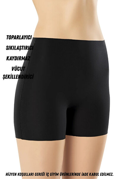 LEBRA Black High-Waist Boxer Corset – Laser Cut, No Trace, Firming, Shaping &...